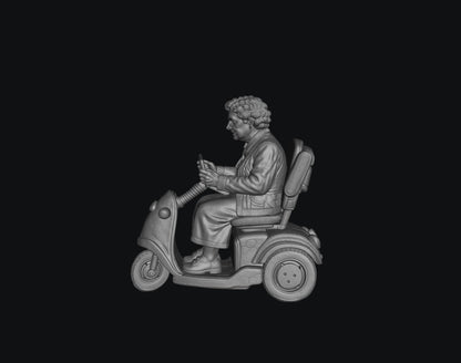 SW9524 Female Pensioner A on Electric Scooter
