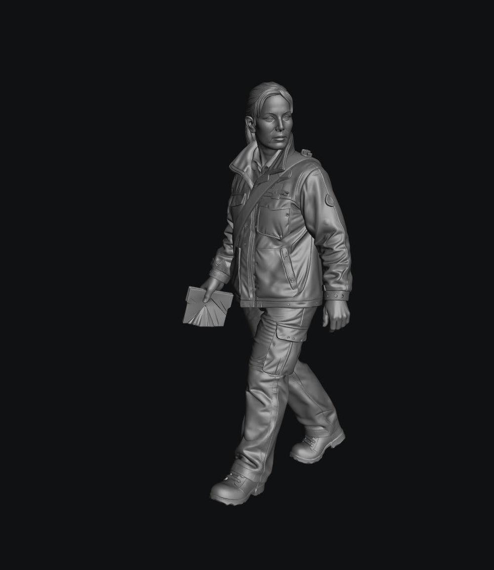SW9558 Postal Workers Winter 3 1:35/1:32 Scale 'Hand Painted'