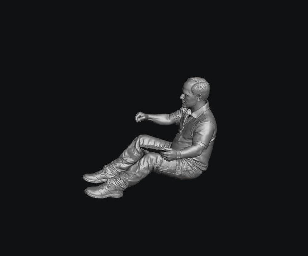 WOSC016 - Driver Personalities - The Delivery Driver 1:35/1:32 Scale 'Hand Painted'