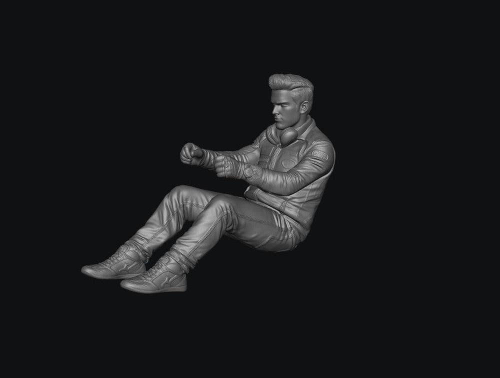 WOSC016 - Driver Personalities - The Focused Racing Enthusiast 1:35/1:32 Scale 'Hand Painted'