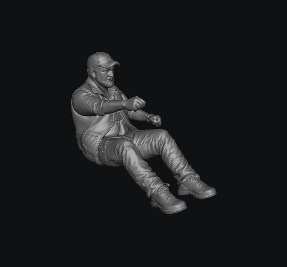 WOSC016 - Driver Personalities - The Veteran Truck Driver 1:35/1:32 Scale 'Hand Painted'