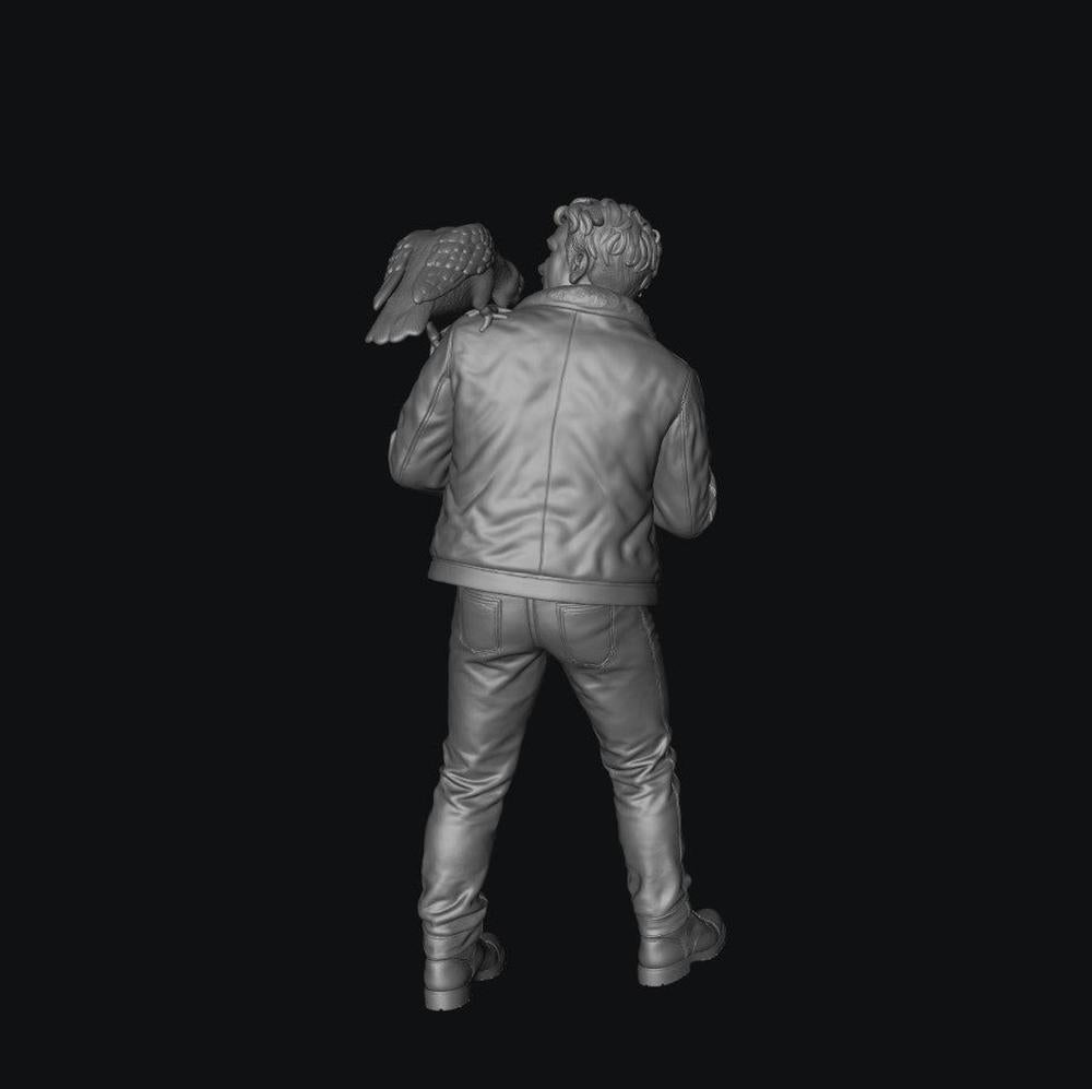 SW9571 Male with Pastie and Seagull Fight 1:35/1:32 Scale 'Hand Painted'
