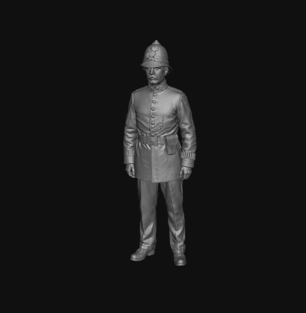 SW9572 Victorian-Edwardian Policeman 1:35/1:32 Scale 'Hand Painted'