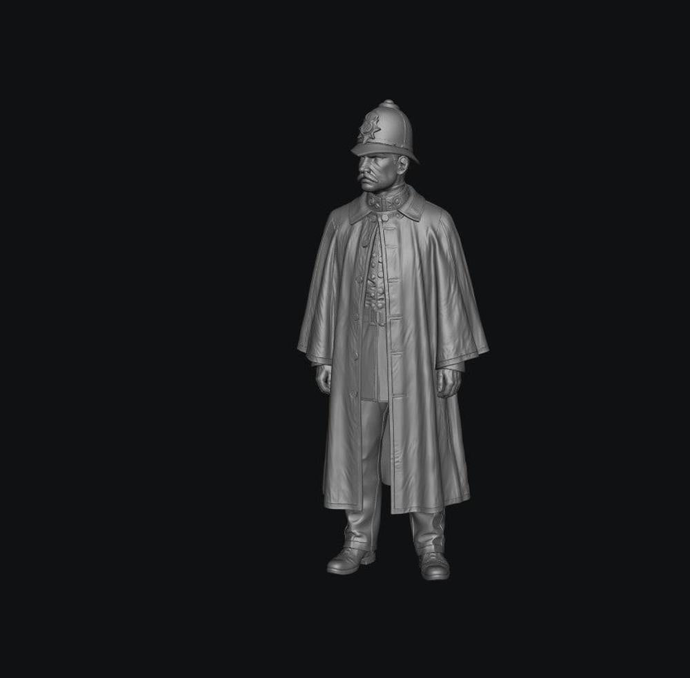 SW9573 Victorian-Edwardian Police in Cape 1:35/1:32 Scale 'Hand Painted'