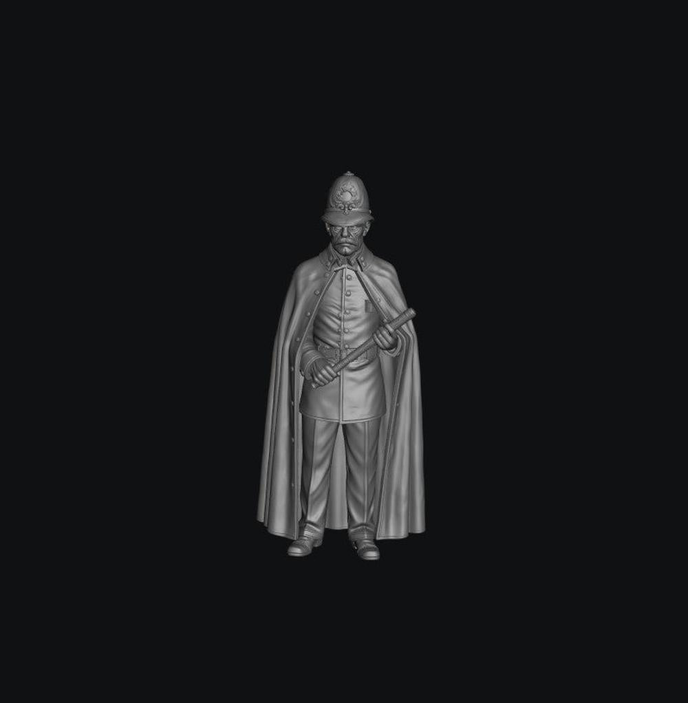 SW3044 Victorian-Edwardian Police Standing Guard 1:35/1:32 Scale 'Hand Painted'