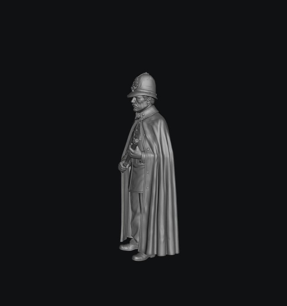 SW3044 Victorian-Edwardian Police Standing Guard 1:35/1:32 Scale 'Hand Painted'