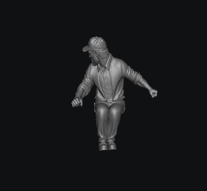 SW9554 1:32 Scale Male Sitting Tractor Driver 2 1:35/1:32 Scale 'Hand Painted'