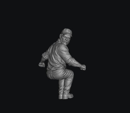 SW9554 1:32 Scale Male Sitting Tractor Driver 2 1:35/1:32 Scale 'Hand Painted'