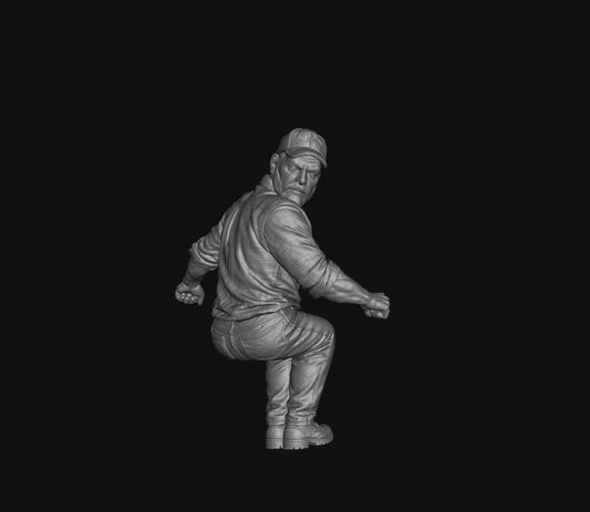 SW9554 1:32 Scale Male Sitting Tractor Driver 2 1:35/1:32 Scale 'Hand Painted'