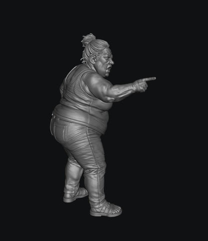 SW9569 Drunk Female Fighting 2 1:35/1:32 Scale 'Hand Painted'