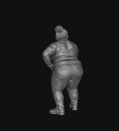 SW9569 Drunk Female Fighting 2 1:35/1:32 Scale 'Hand Painted'