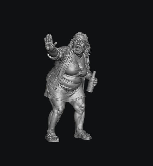 SW9569 Drunk Female Fighting 3 1:35/1:32 Scale 'Hand Painted'