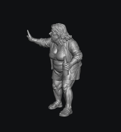 SW9569 Drunk Female Fighting 3 1:35/1:32 Scale 'Hand Painted'