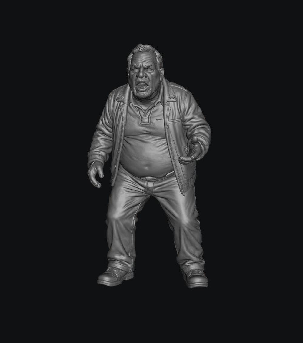 SW9569 Drunk Male Fighting 4 1:35/1:32 Scale 'Hand Painted'