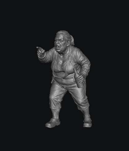 SW9569 Drunk Female Fighting 5 1:35/1:32 Scale 'Hand Painted'