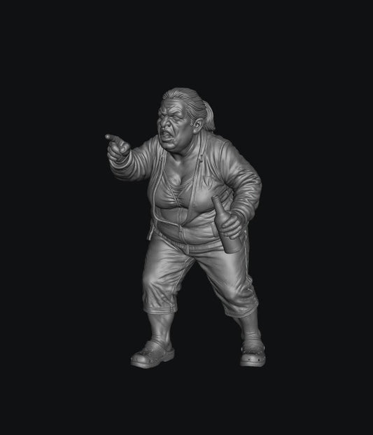 SW9569 Drunk Female Fighting 5 1:35/1:32 Scale 'Hand Painted'