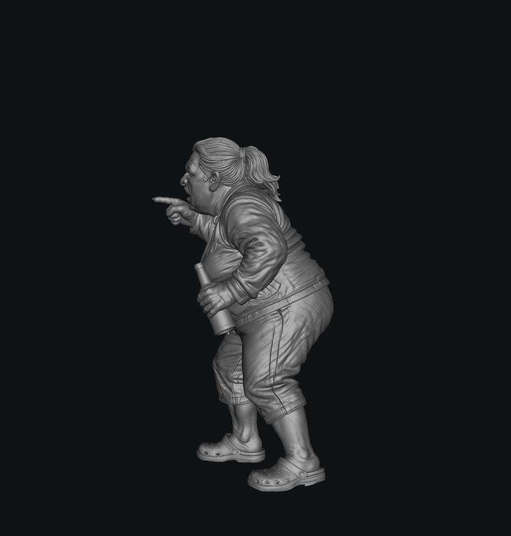 SW9569 Drunk Female Fighting 5 1:35/1:32 Scale 'Hand Painted'