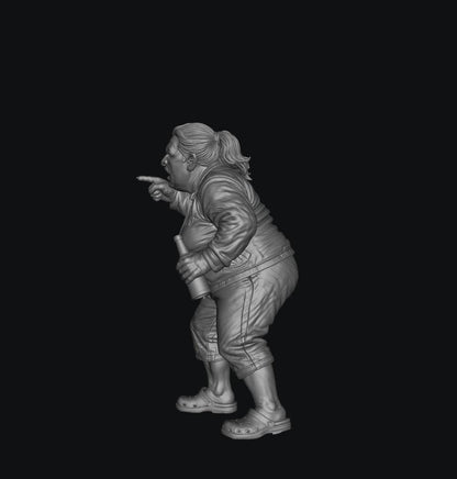 SW9569 Drunk Female Fighting 5 1:35/1:32 Scale 'Hand Painted'