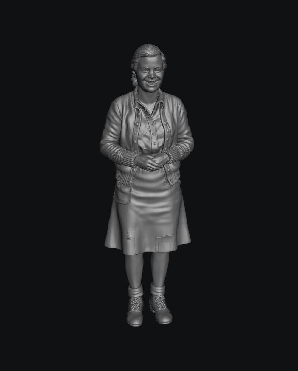 SW9567 1940 Female on Street A 1:35/1:32 Scale 'Hand Painted'