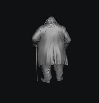 SW3076 Portly Older gentleman with Cane 1:35/1:32 Scale 'Hand Painted'