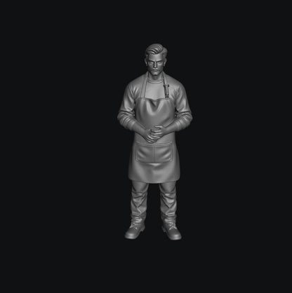 SW3077 Male Shop Keeper 1:35/1:32 Scale 'Hand Painted'