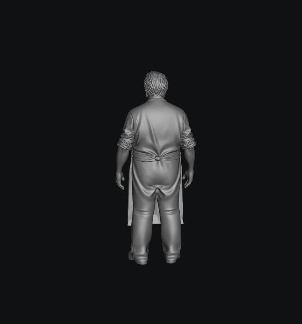 SW3078 Older Male Shop Keeper 1:35/1:32 Scale 'Hand Painted'