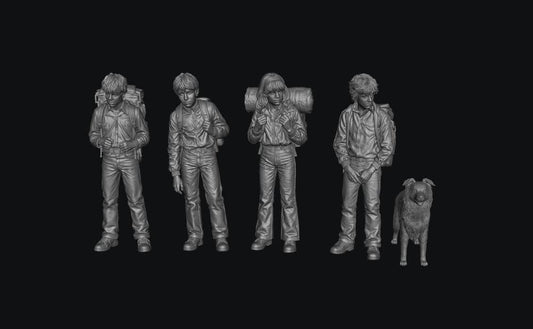 SW8325 The Famous Five 1:35/1:32 Scale 'Hand Painted'