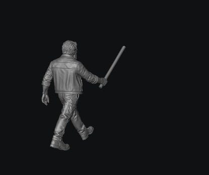 SW8327 Male Farmer Shouting and Waving Polypipe to Get Cows Moving 1:35/1:32 Scale 'Hand Painted'