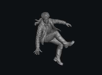 SW8329 Female Farmer Jumping Gate 1:35/1:32 Scale 'Hand Painted'