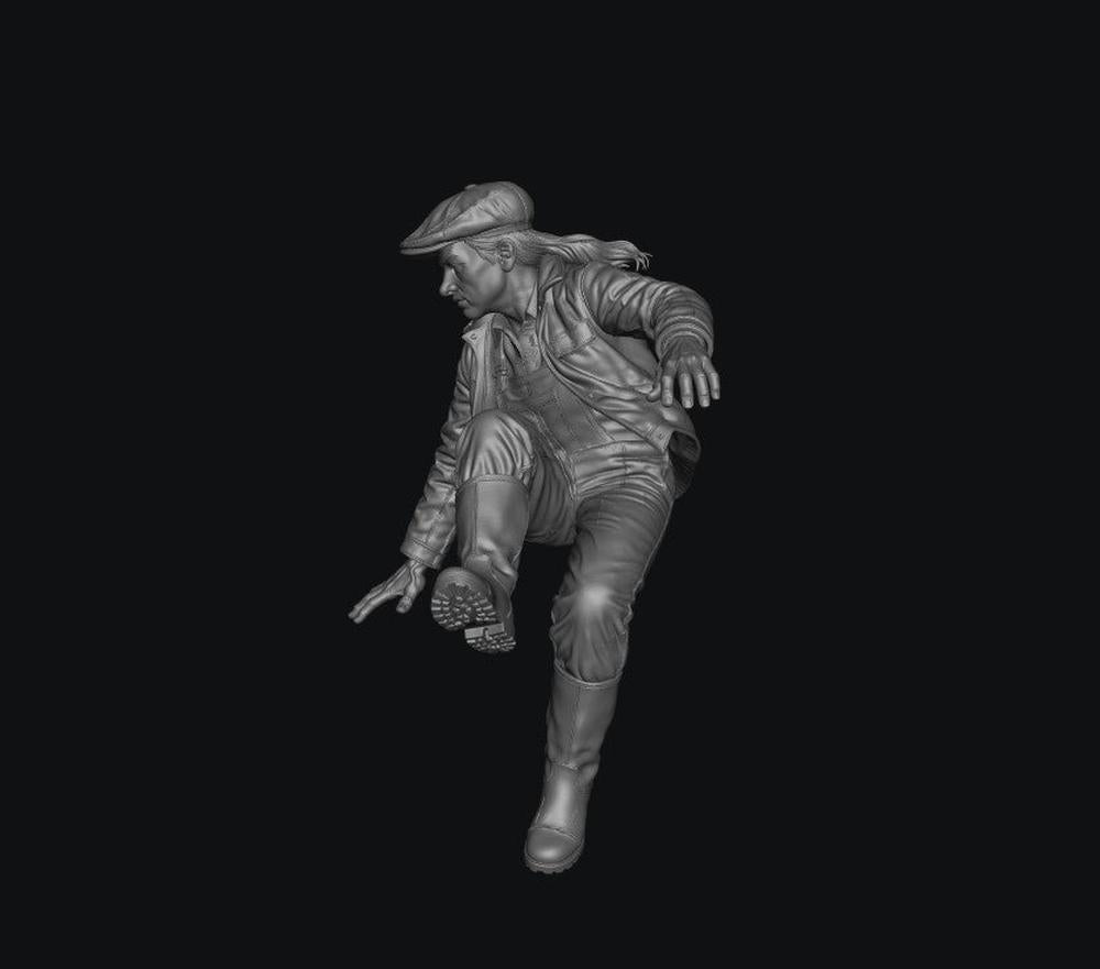 SW8329 Female Farmer Jumping Gate 1:35/1:32 Scale 'Hand Painted'