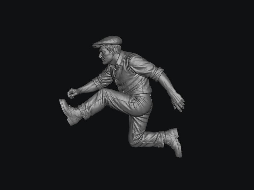 SW9330 Male Farmer Running and Jumping 1:35/1:32 Scale 'Hand Painted'