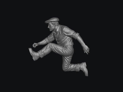 SW9330 Male Farmer Running and Jumping 1:35/1:32 Scale 'Hand Painted'