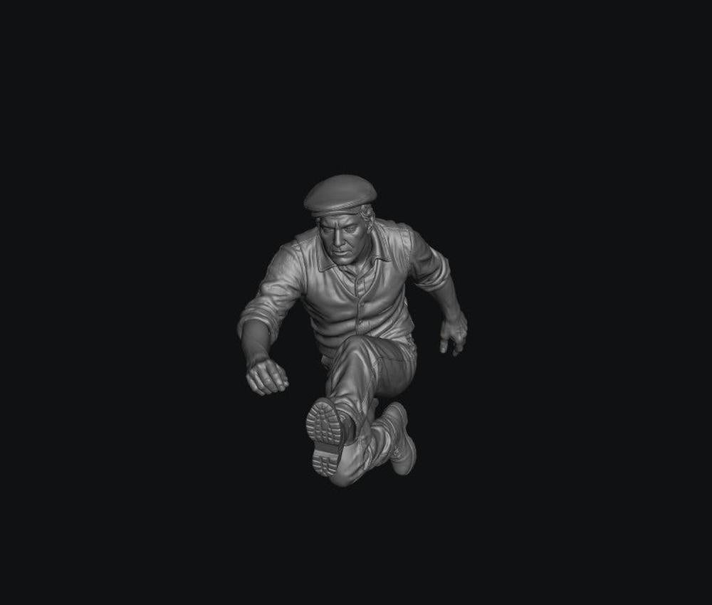 SW9330 Male Farmer Running and Jumping 1:35/1:32 Scale 'Hand Painted'