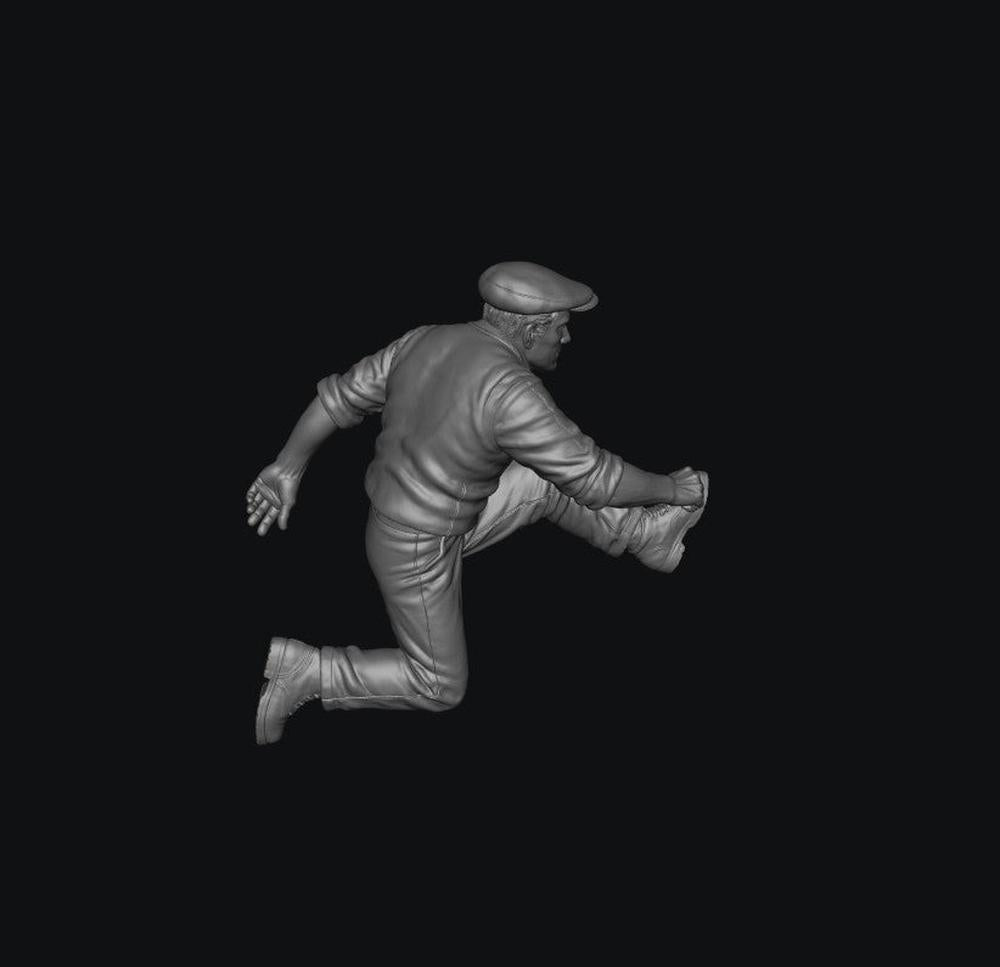 SW9330 Male Farmer Running and Jumping 1:35/1:32 Scale 'Hand Painted'