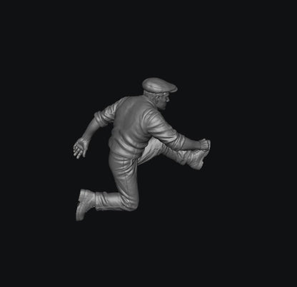 SW9330 Male Farmer Running and Jumping 1:35/1:32 Scale 'Hand Painted'