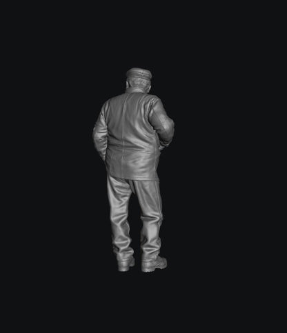 SW9332 Fred Dibnah MBE English Steeplejack 1:35/1:32 Scale 'Hand Painted'