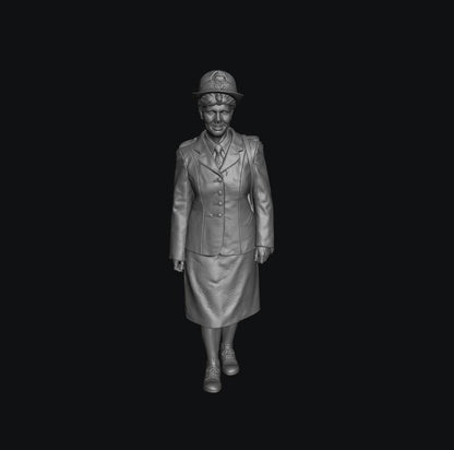 SW8331 Traffic Wardens Female 1 1970's 1:35/1:32 Scale 'Hand Painted'