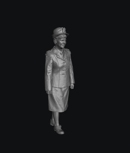 SW8331 Traffic Wardens Female 1 1970's 1:35/1:32 Scale 'Hand Painted'