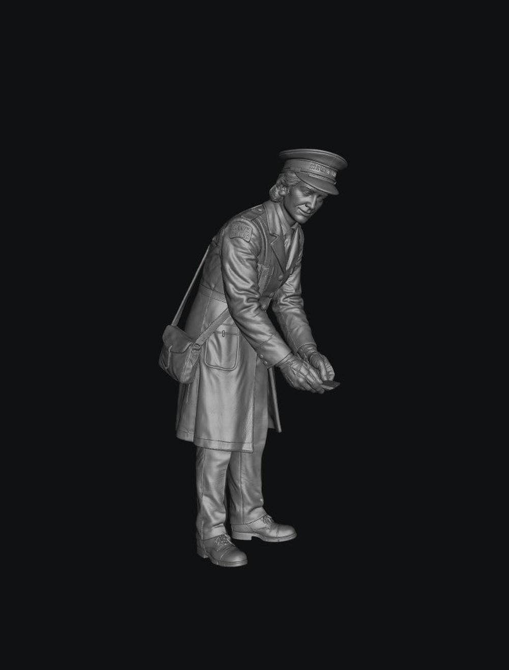 SW8331 Traffic Wardens Female 2 1960's 1:35/1:32 Scale 'Hand Painted'