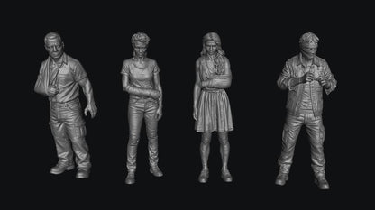 SW8314 Young Injured Patients 1:35/1:32 Scale 'Hand Painted'