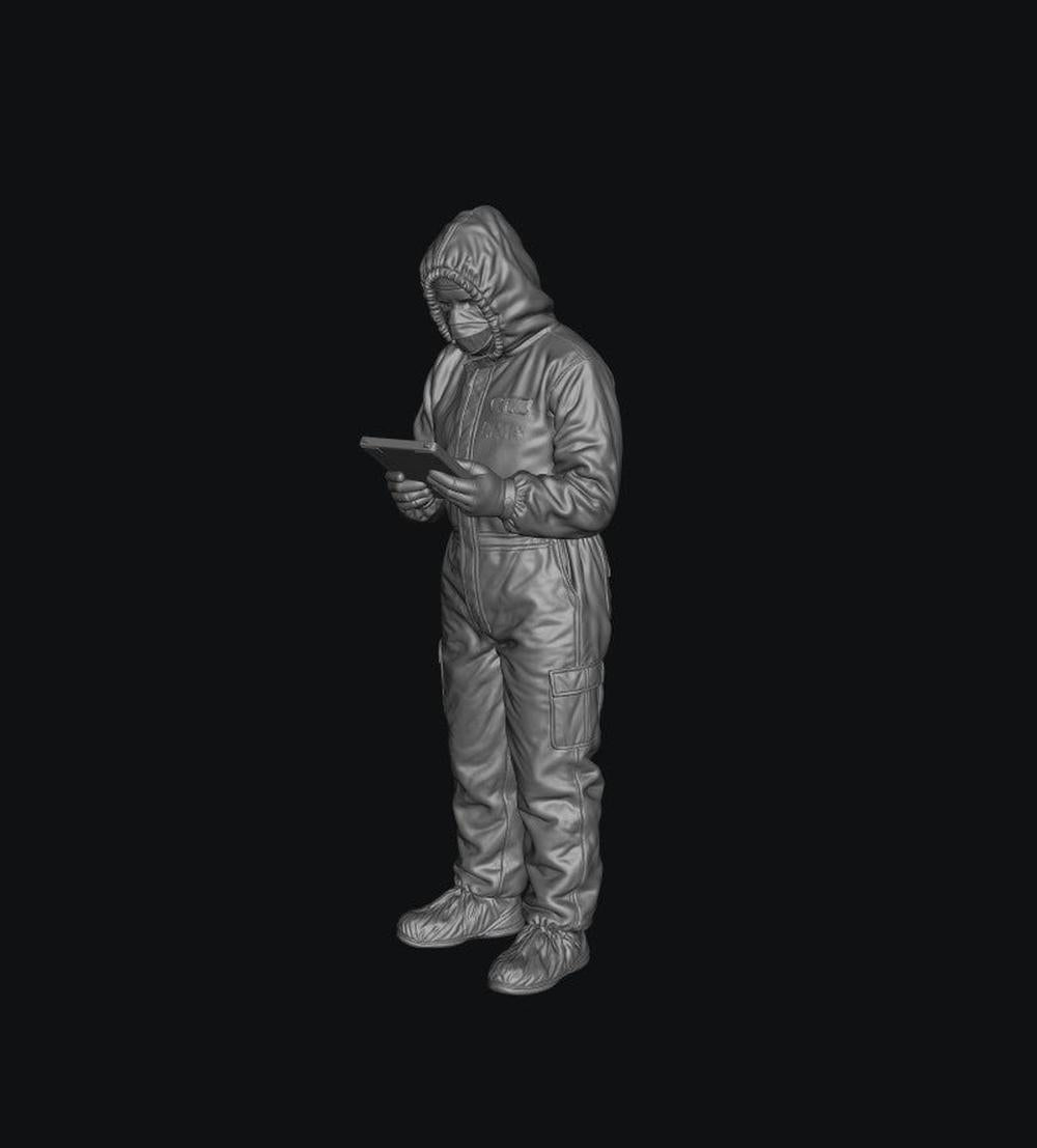 SW9533 Forensic Investigators 3 1:35/1:32 Scale 'Hand Painted'