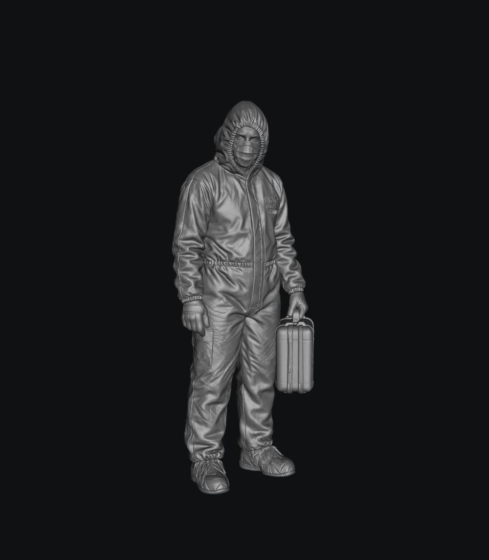 SW9533 Forensic Investigators 4 1:35/1:32 Scale 'Hand Painted'