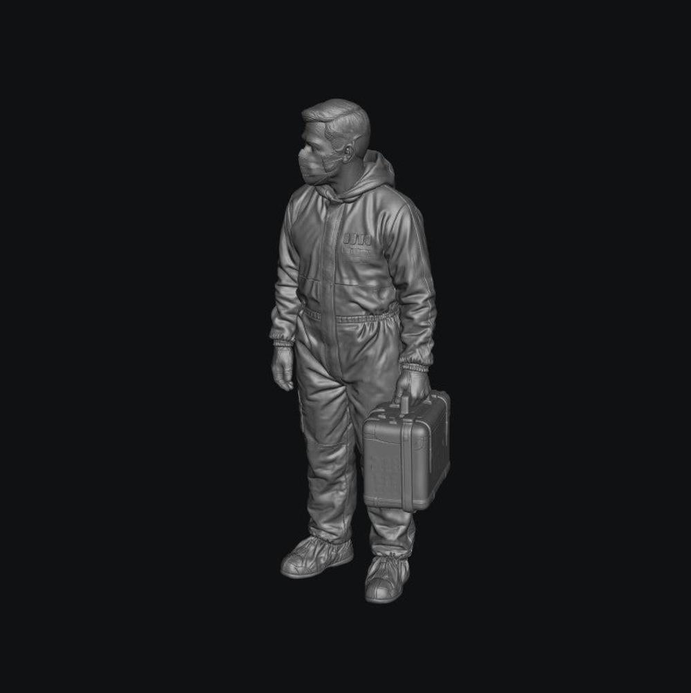 SW9533 Forensic Investigators 8 1:35/1:32 Scale 'Hand Painted'