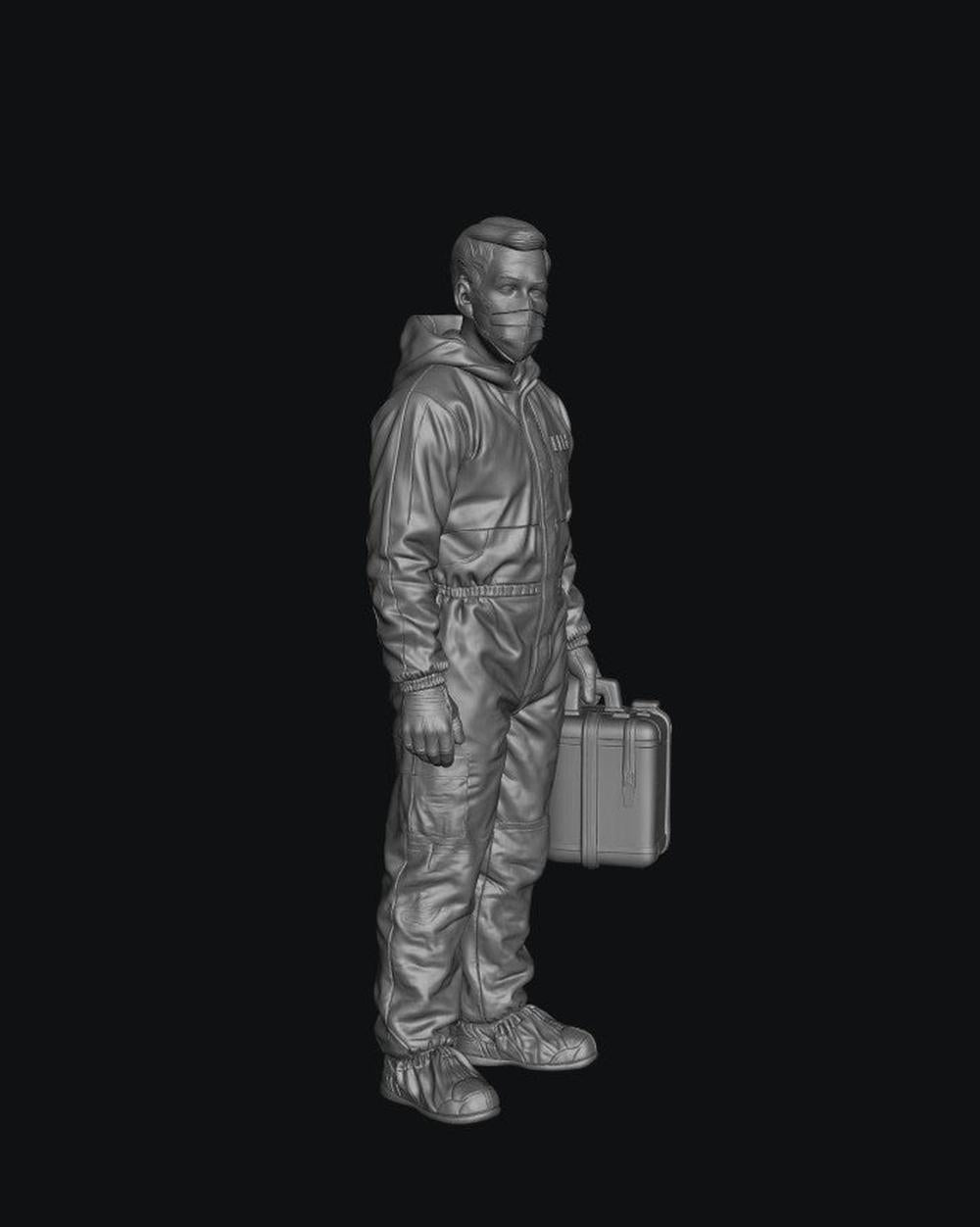 SW9533 Forensic Investigators 8 1:35/1:32 Scale 'Hand Painted'