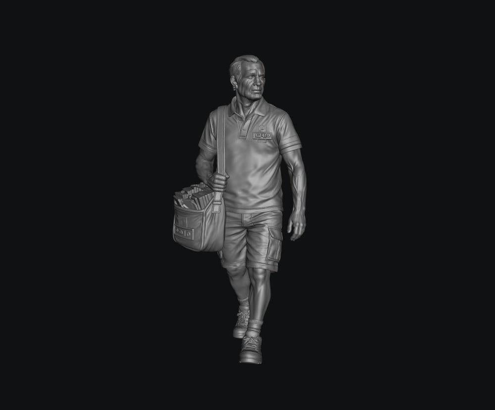 SW9557 Postal Worker Summer 1 1:35/1:32 Scale 'Hand Painted'