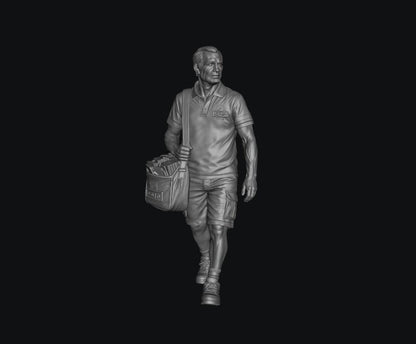 SW9557 Postal Worker Summer 1 1:35/1:32 Scale 'Hand Painted'