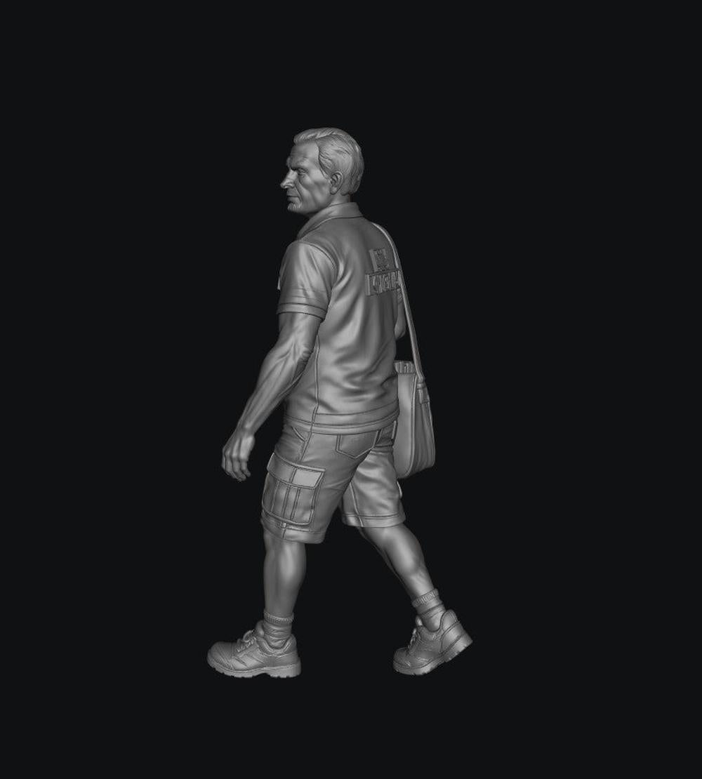 SW9557 Postal Worker Summer 1 1:35/1:32 Scale 'Hand Painted'