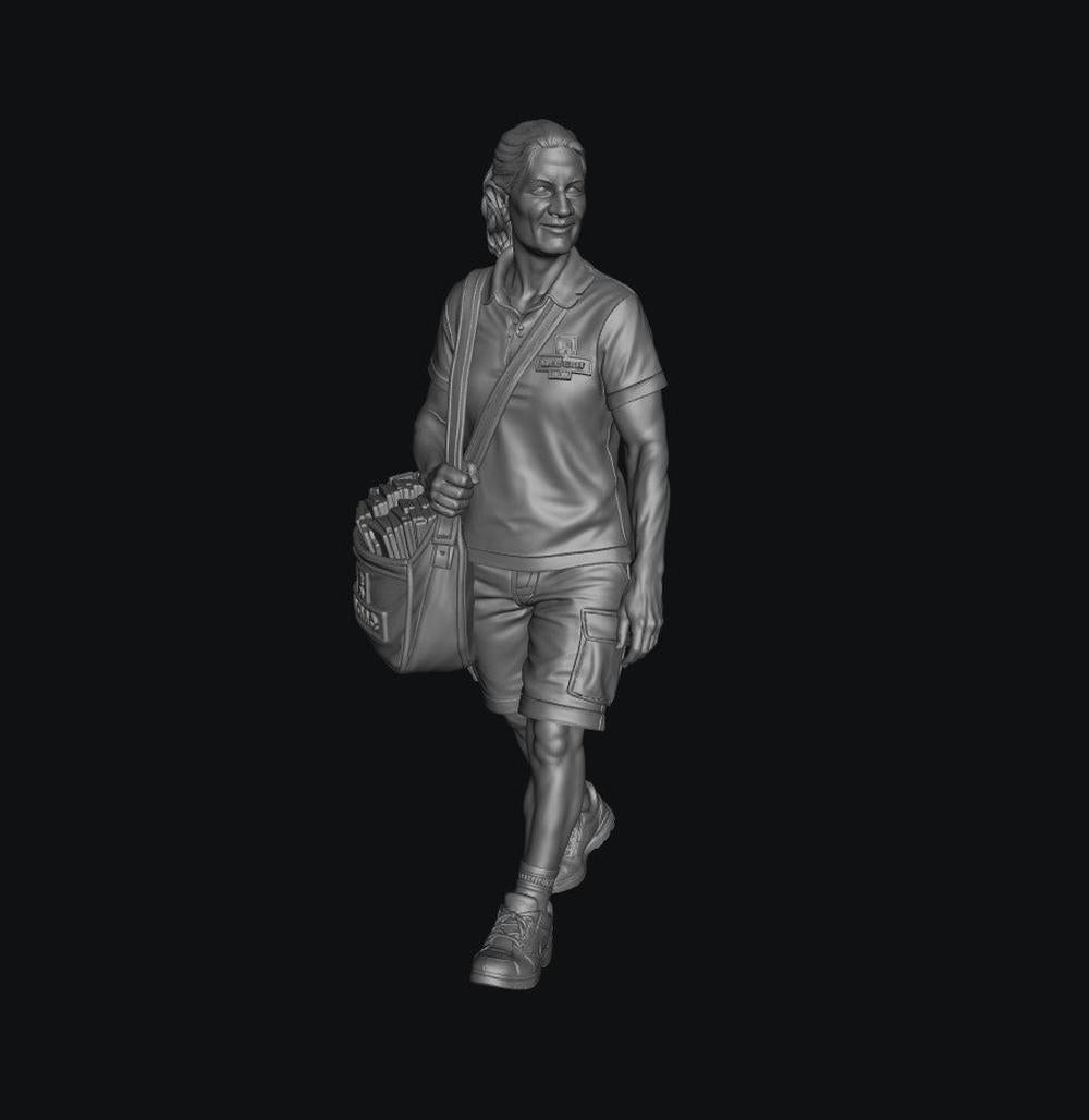 SW9557 Postal Worker Summer 2 1:35/1:32 Scale 'Hand Painted'