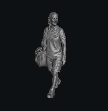 SW9557 Postal Worker Summer 2 1:35/1:32 Scale 'Hand Painted'