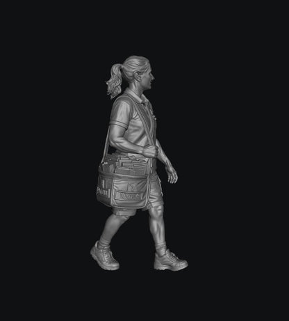 SW9557 Postal Worker Summer 2 1:35/1:32 Scale 'Hand Painted'